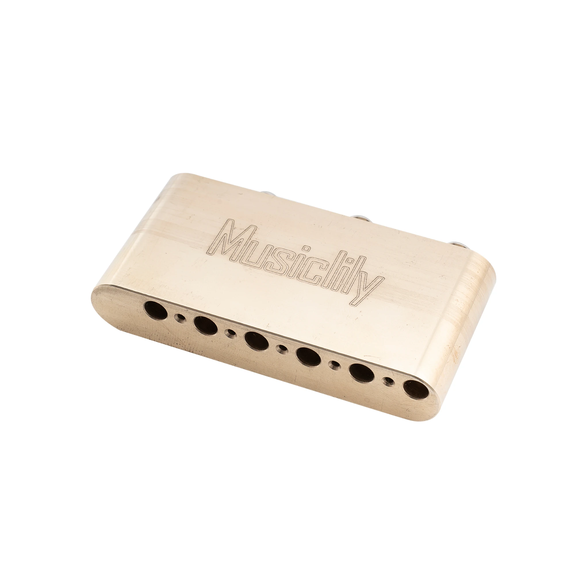 Musiclily Ultra 54mm Full Brass 36mm Tremolo Block for ST Style Electric Guitar Wilkinson M Series Bridge