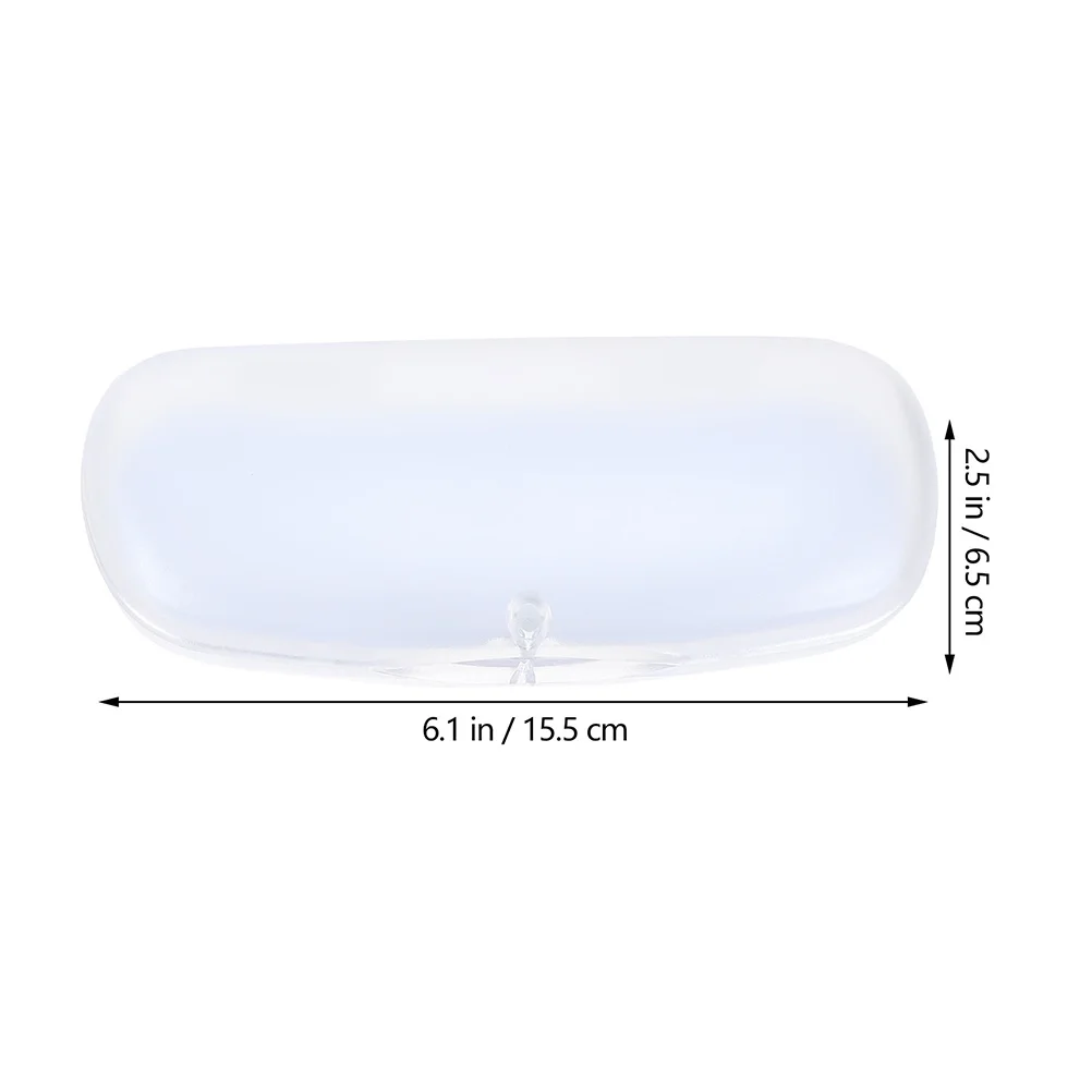 

3Pcs Simple Design Frosted Eyeglass Box Practical Gift for Glasses Wearers Plastic Glasses Case Plastic Eyeglass Box