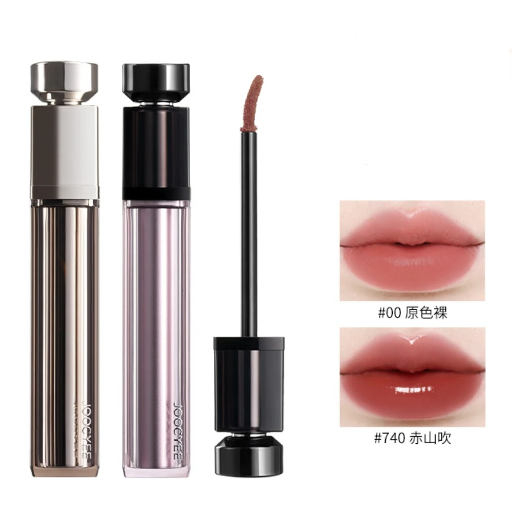 JOOCYEE WATERY GLOSS Waterig Doorschijnend Glas Fluwelen Glans Matte maar Opvullende en Herstellende Lip Vloeibare Lipstick Cosmetica Make-up