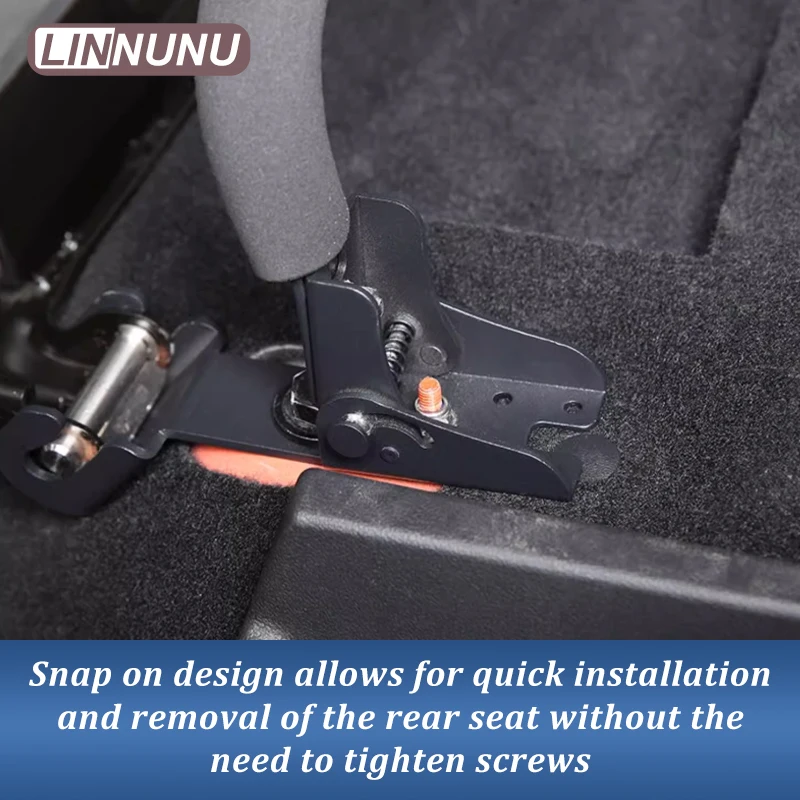 LINNUNU Off-road Rear Seat Quick Release Bracket Modification Bed Car Sleeping Seat Flat Interior Accessories fit for Great Wall - Image 5