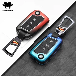New Zinc Alloy Car Key Cover For VW Volkswagen Golf 7 MK7 Tiguan MK2 For Skoda Octavia Kodiaq Seat Ateca Leon FR Ibiza Keychain