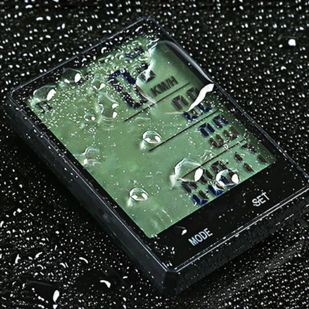 

Wireless Bike Odometer Waterproof Cycling Computer With Backlight For Road Folding Bicycles Black