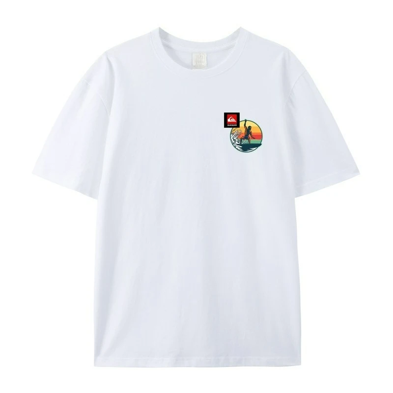 

Outdoor Surfing Skateboard Printing Tide Brand Niche Design Summer Simple High Street Short-sleeved Men's and Women's T-shirts