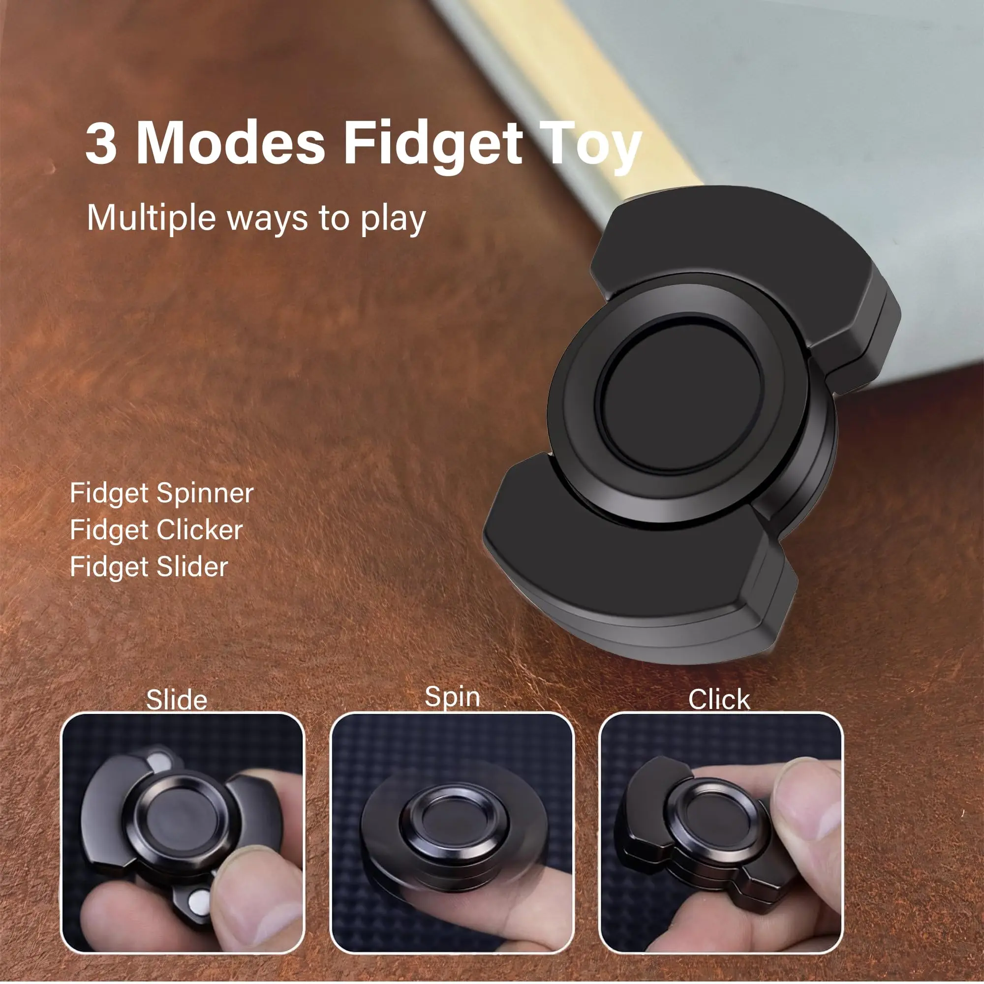 เกม Play deslizador แม่เหล็ก Fidget Spinner EDC juguetes antiestrés สําหรับผู้ใหญ่ Spinner de mano TDAH แขวนรถจักรยานยนต์ al