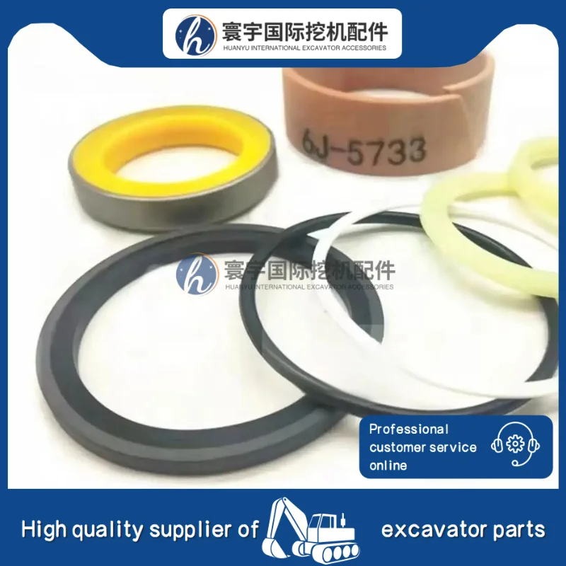 

Hydraulic Cylinder Oil Seal O-ring Kit 2186822 Cylinder Tilt Seal Kit 218-6822 Skid Steer 252B Machinery Parts