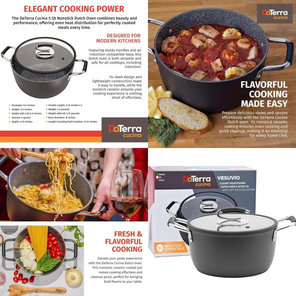 Nonstick 5 Qt Dutch…