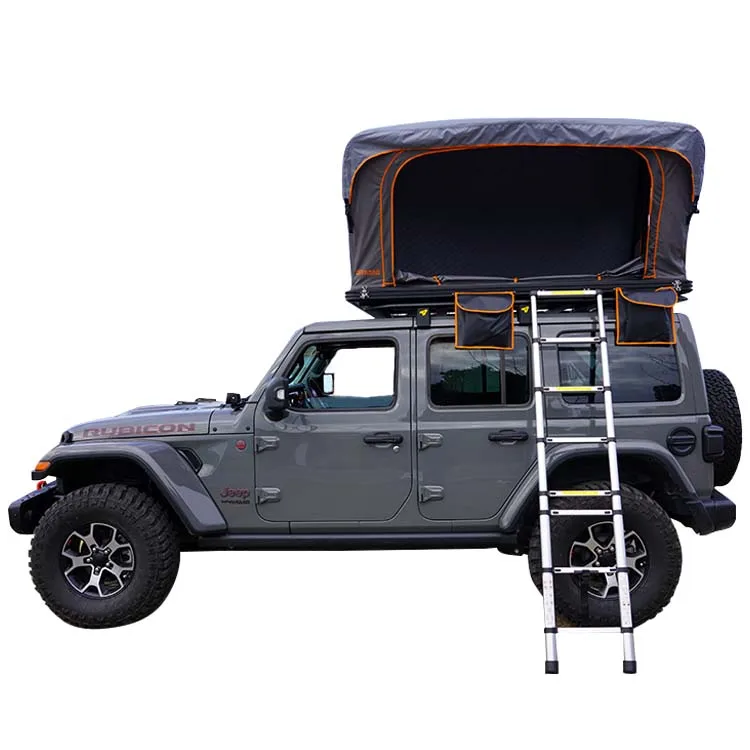 

New Design Triangle Hardshell 1-2 Person Tearproof Sturdy Large Capacity Pop Up Vehicle Roof Tent overland