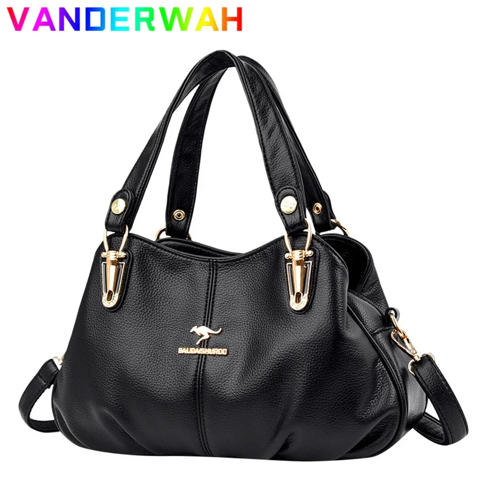 2024 New Soft Leather Messenger Bag Fashion Luxury Handbags Wome\'s Designer Handbags High Quailty Shoulder Bags Tote Sac A Main