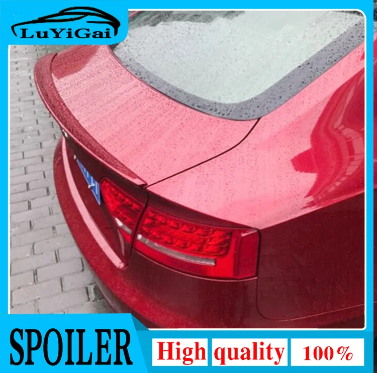 Trunk Boot Spoiler Lip Wing Fit For Audi A5 ABS Sportback 4Door 2009-2016 Unpainted and paint color