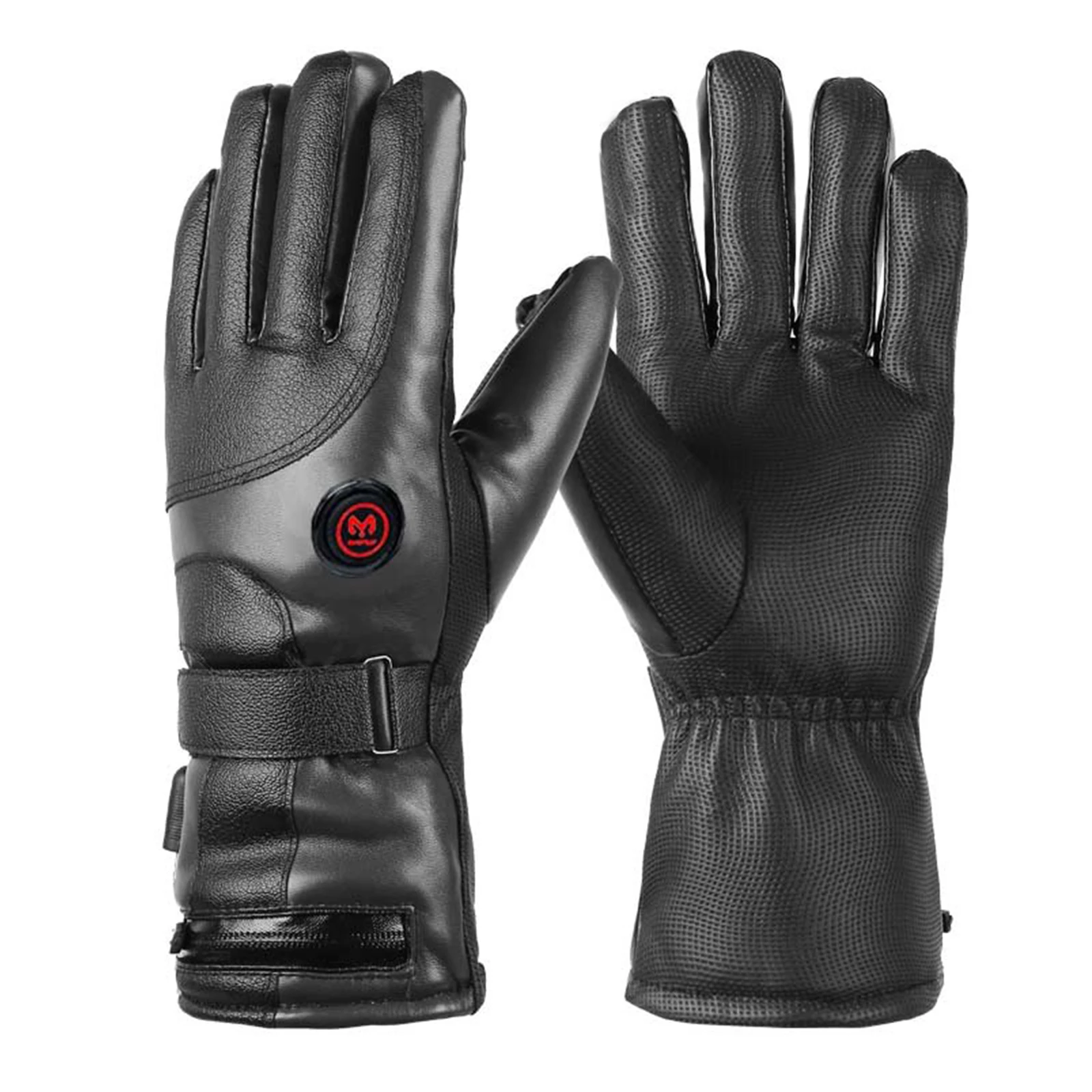 Waterproof Cold Weather Gloves 3 Temperature Levels Battery Powered Heating Gloves Hand Warmer for Outdoor Cycling Skiing Hiking