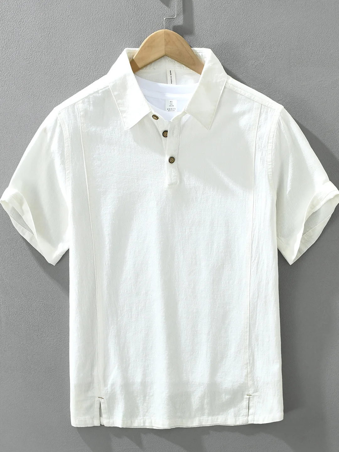 

Retro Japanese Style Cotton Linen Short Sleeve Shirt Men's Summer Thin Breathable Linen Overhead Chinese Style Patchwork...