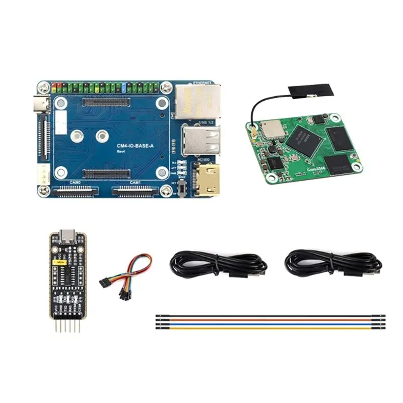 Leading-Core3566 Module Kit With Rockchip RK3566 Quad-Core Processor For Raspberry Pi CM4 US PLUG