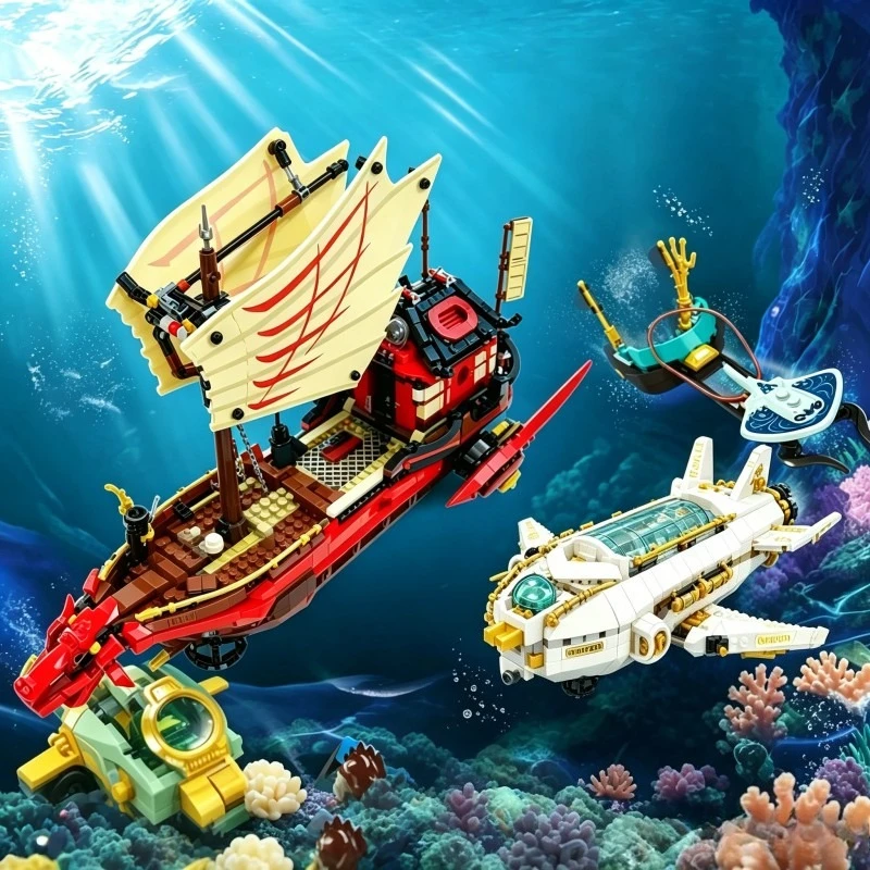 New Destiny Hydro Bounty Building Blocks Bricks Toys for Boys Kids Gifts