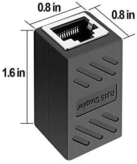 Moncje Złącze RJ45 Przedłużacz sieciowy Ethernet dla Cat7 Cat6 Cat5e Adapter kabla Ethernet Gigabit żeński na żeński