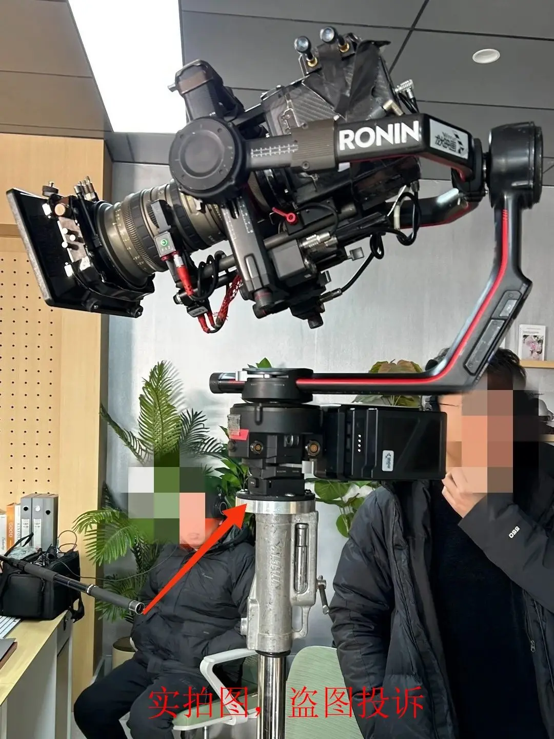 CLAILEY High Cine Stand Junior Pin مع لوحة قاعدة محول سفلي لـ DJI Ronin 2 Universal Mount