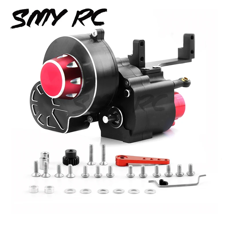 

Металлический двухскоростной переключатель передач для Axial SCX10 и SCX10 II III 1/10 Радиоуправляемый автомобиль