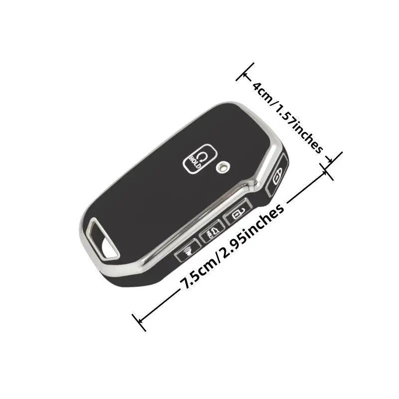 Key Fob Cover for Kia Cerato Ceed Forte NIRO Sorento Seltos Sportage Soul Telluride Keychain Lanyard