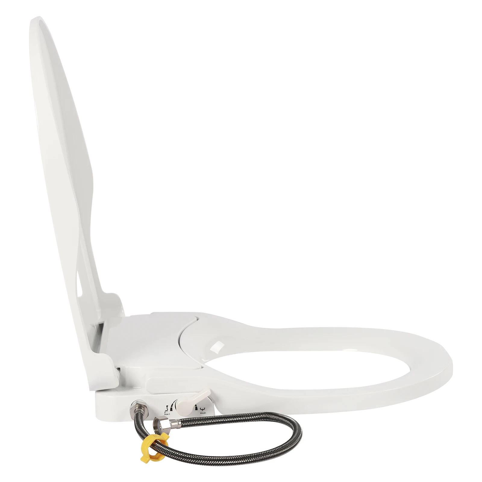 Dudukan Toilet Bidet Non-Elektrik Bentuk D, Dudukan Toilet Swash Ecoseat Non-Elektrik Bentuk Panjang, Dudukan Toilet Bidet dengan Kenyamanan yang Sesuai Bentuk Tubuh