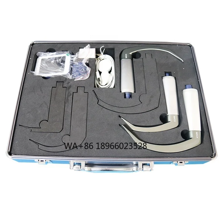 

Laryngoscope Disposable With 6 Sizes Blade Medical Reusable Video