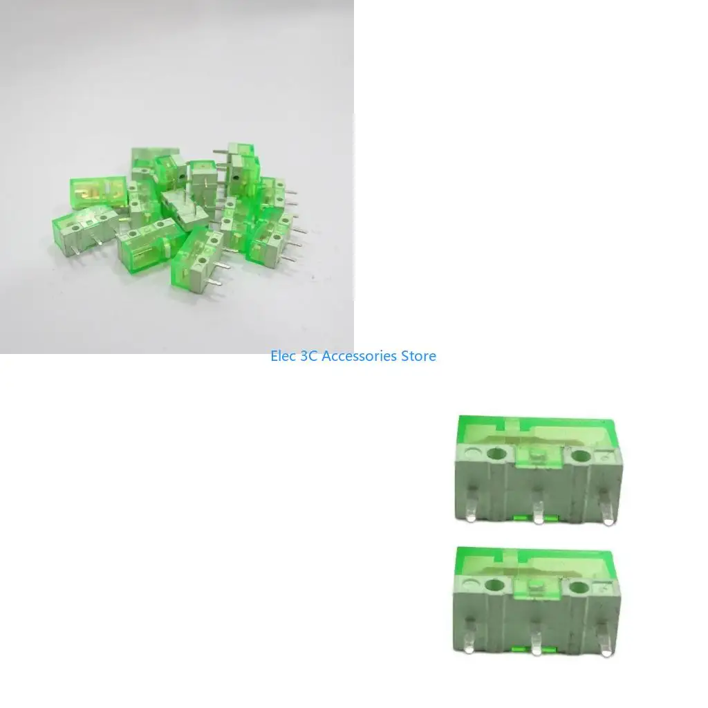 Y51A 2PCS Game Mouse Micro Switches Huano Button Switches 120M Life 3Pins
