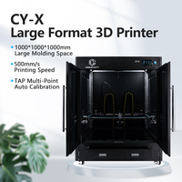 Creativity CR-X Large 3D Printer 1000 * 1000 * 1000mm Printing Size 7-inch Touchscreen Display Maximum Speed 500m