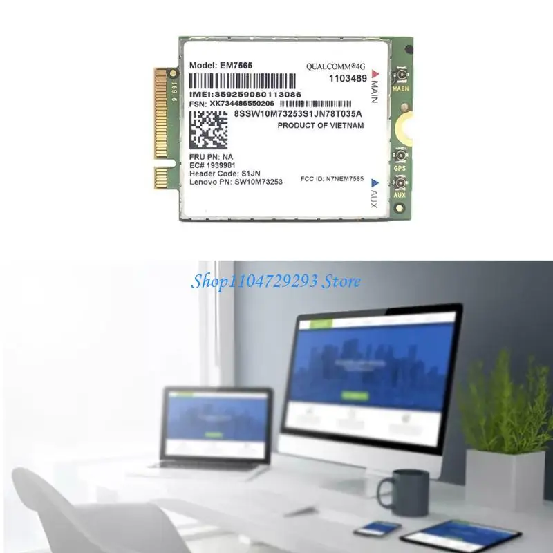 Módulo Y2GD 4G Sem Fio EM7565 LTE Módulo Avançado Cat-12 Conectividade Global