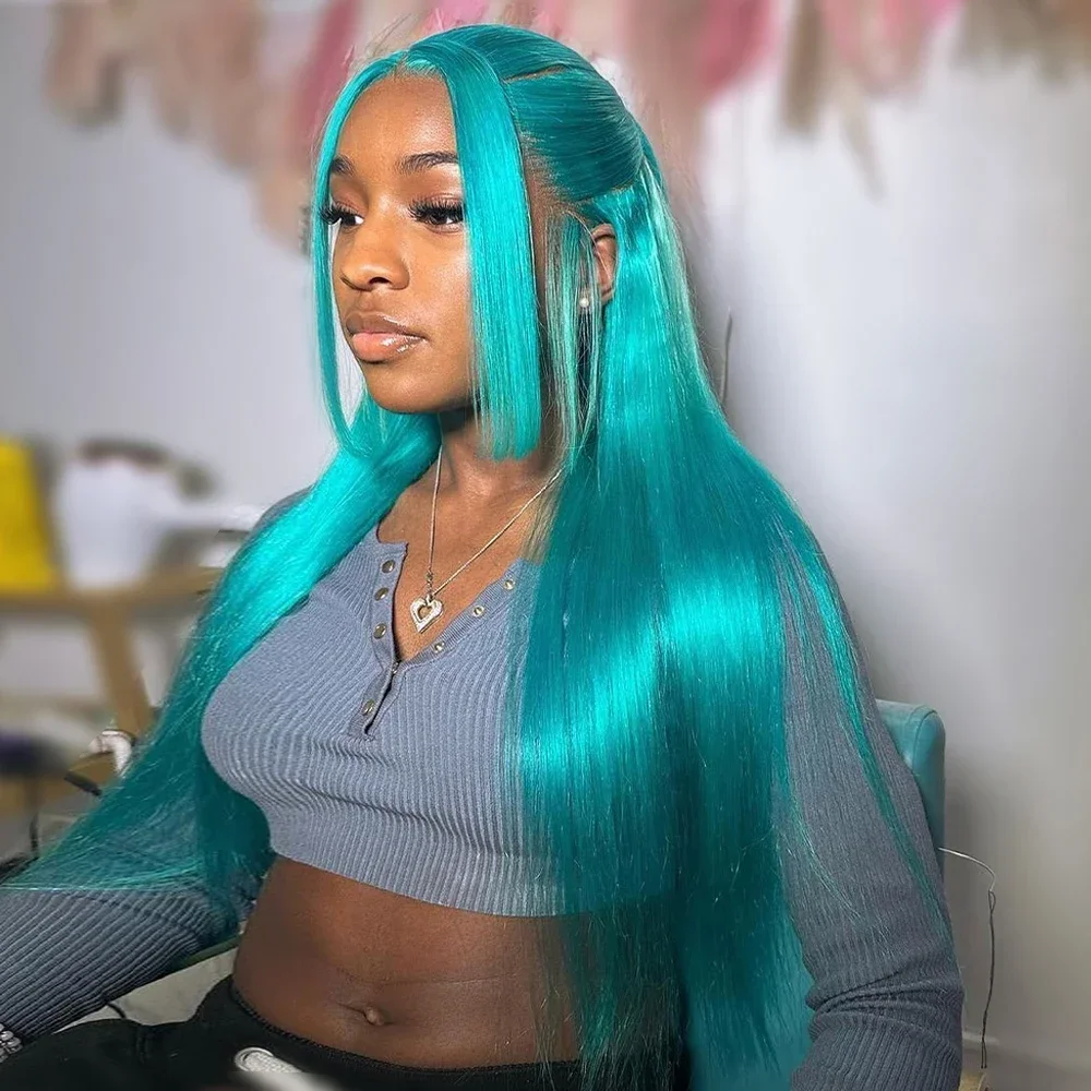 الضوء الأزرق 13x4 الدانتيل الشفاف شعر مستعار أمامي 100% جودة الشعر البشري 180% الكثافة شعر مستعار يفتح حياة جميلة نجاح باهر شعر الملاك