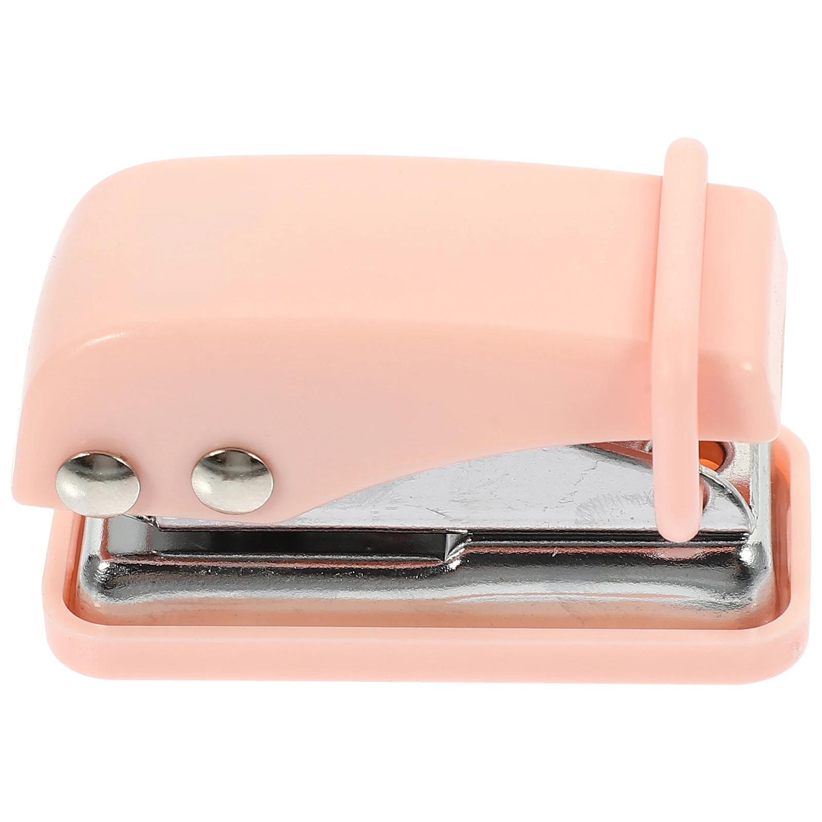 

Мини-степлер, маленький дырокол, милые канцелярские товары, настольные школьные принадлежности, пластиковые портативные канцелярские принадлежности из нержавеющей стали