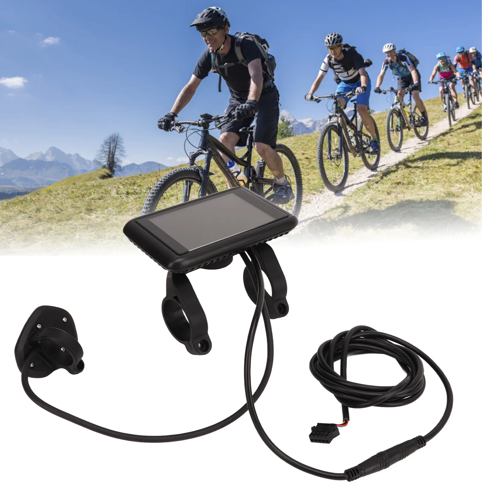 

Display Panel High Definition Toughness ABS Electric Scooter Display Screen Intelligent Chip 5V for Electric