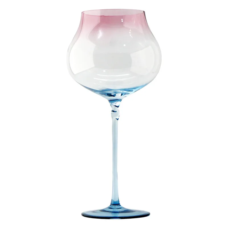 750ml Set of 2 pieces  Large Capacity Gradient Red Wine Glasses Burgundy Bordeaux Wine Glasses High-end Crystal Glass Barware ﻿