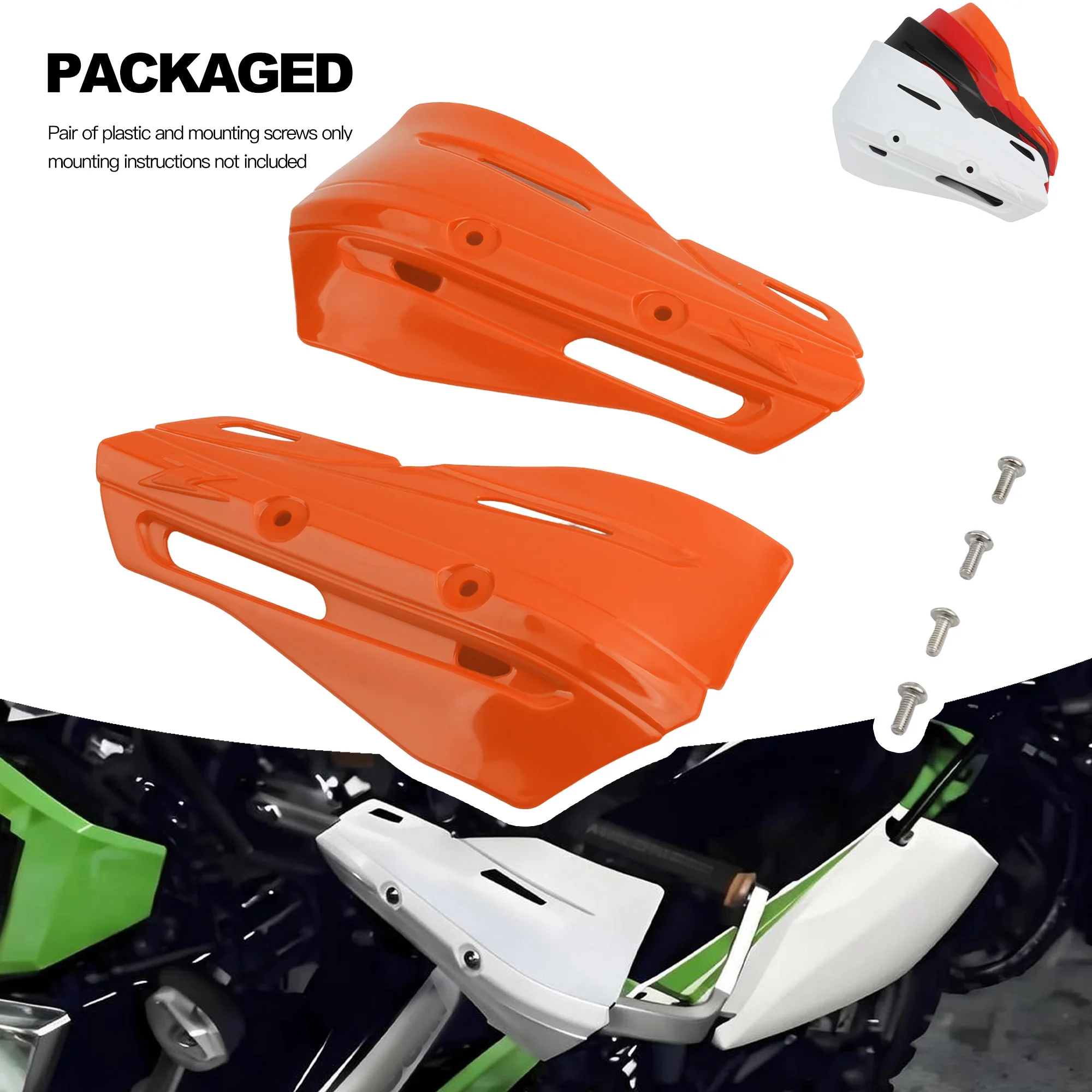 Motorcycle Handguard Protector Parts Plastic Piece for KTM Zeta XC RMZ CRF SX EXC XCW SMR Motocross Dirt Bike Enduro Accessories