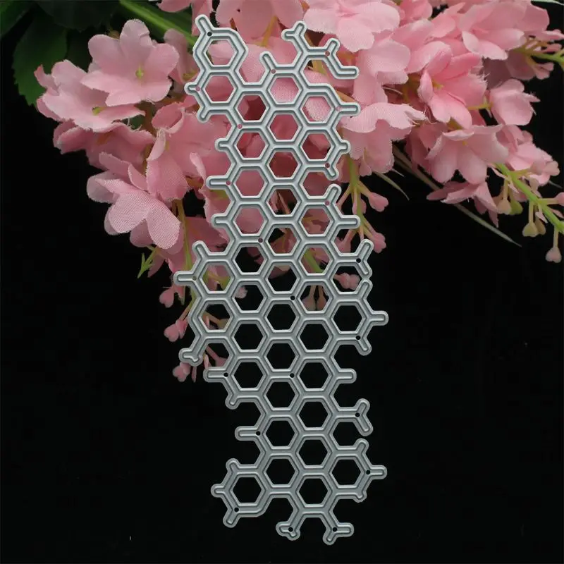 Honeycomb Cutting Die Exquisite Lace Carbon Steel Embossing Knife Mould Template