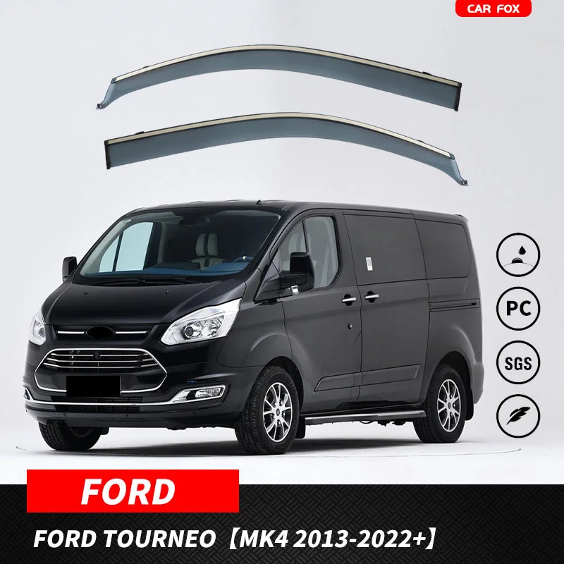 

Для FORD TOURNEO 2013-2022: Дефлекторы окон, навесы-козырьки, защита от дождя и солнца для боковых окон, автоаксессуары