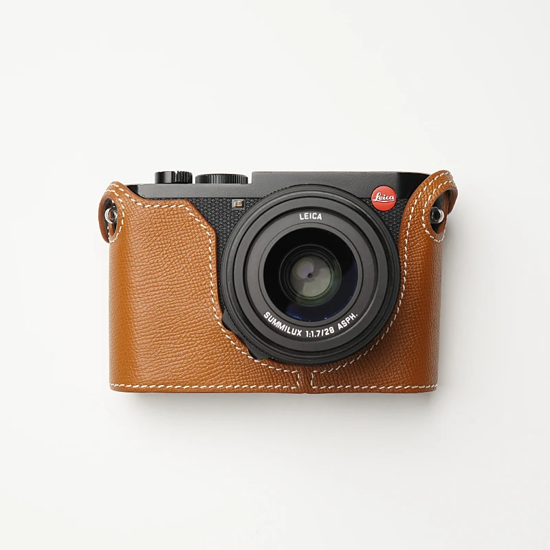 Mr. Steen Voor Leica Q2 Camera Case Beschermhoes Camera Bodysuit Camera Typ116 Handgemaakt Stijl Leer Met Palm Echt Leathe