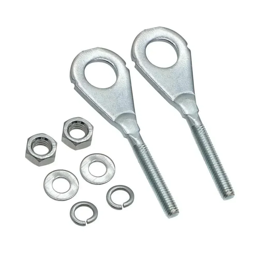 Regulator łańcucha z nakrętkami blokującymi do HONDA Z50R XR50 XR80 XR70 XR100 CRF50 CRF 80 100 CRF70, regulator osi łańcucha, przydatny, użyteczny.