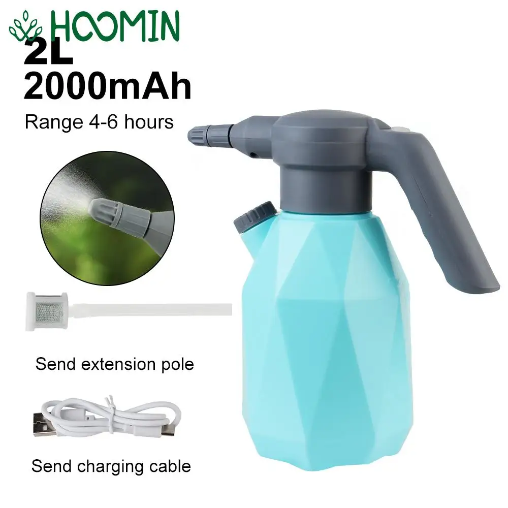 

Garden Sprayer Bottle Car Washing Foam Sprinkling Pot Bottle Watering Cans USB Rechargeable Manual Sprayer 2L