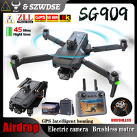 ZLL SG909 GPS Professional Drone With Airdrop 8K Camera 3-Axis Gimbal 360 Obstacle Avoidance Touch Screen FPV Brushless RC Dron