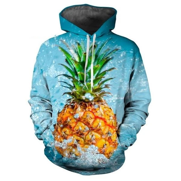 

Colorful Fruit Pineapple 3D Print Hoodies Men Women Fashion Casual Sweatshirts Oversized Hoodie Pullovers Tracksuit Clothing