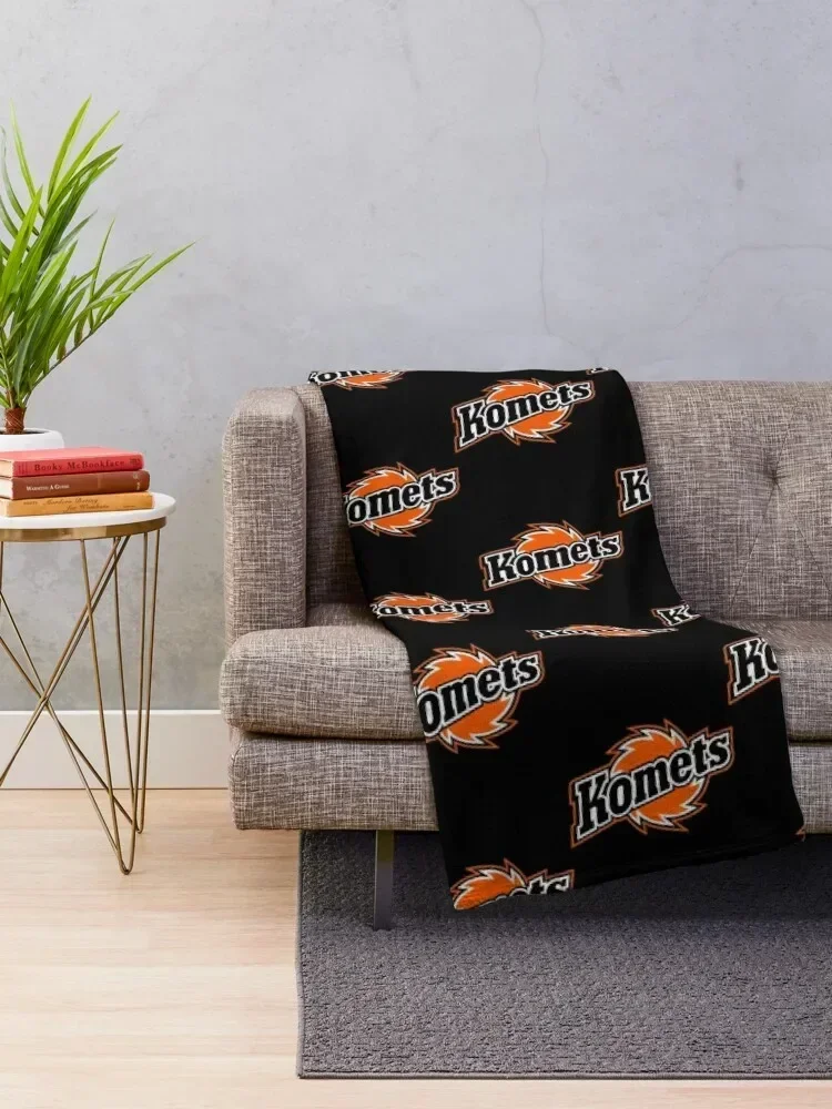 Fort Wayne Komets Ice Hockey Throw Blanket Thermals For Travel Baby Blankets