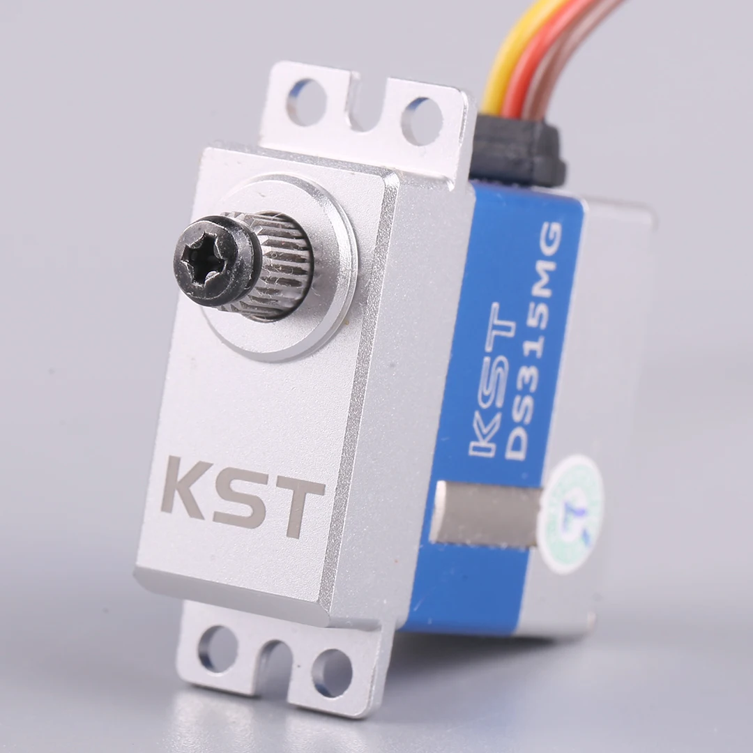 KST DS315MG Servo de metal digital de alta tensão 215MG Placa inclinada de atualização poderosa 450L para modelos de controle remoto
