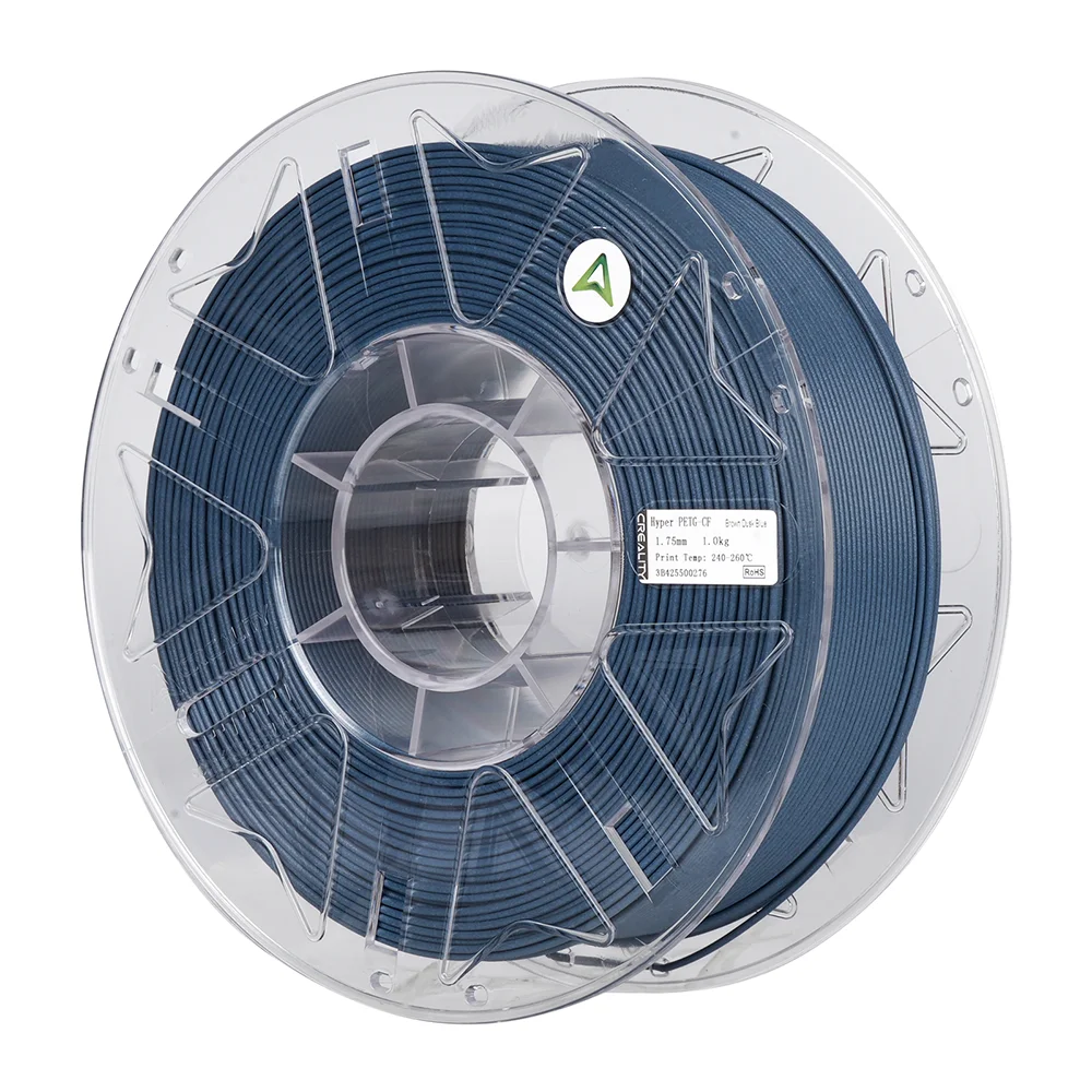 Filament d'imprimante 3d Creality Hyper PETG-CF 1.75mm 1KG Texture Hardcore haute résistance Filament Creality Hyper PETG-CF