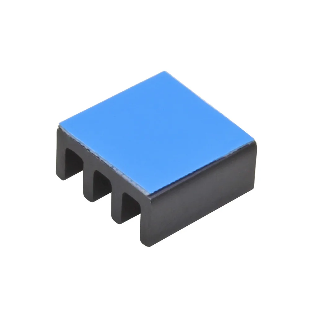 11X11X5Mm 50 Con Tản Nhiệt Nhôm Tản Nhiệt Cho Điện Tử IC Raspberry Pi 3D Máy In Làm Mát nhiệt Dẫn Điện Băng