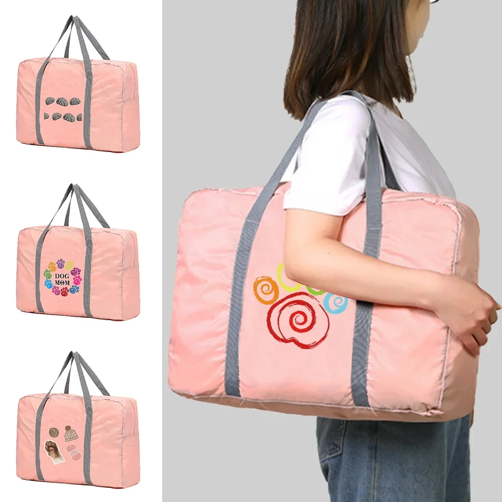 Handbag Women Outdoor Travel Storage Bag Foldable Zipper Toiletries Luggage Organizer Handbag WaterProof Weekend Travel Tote