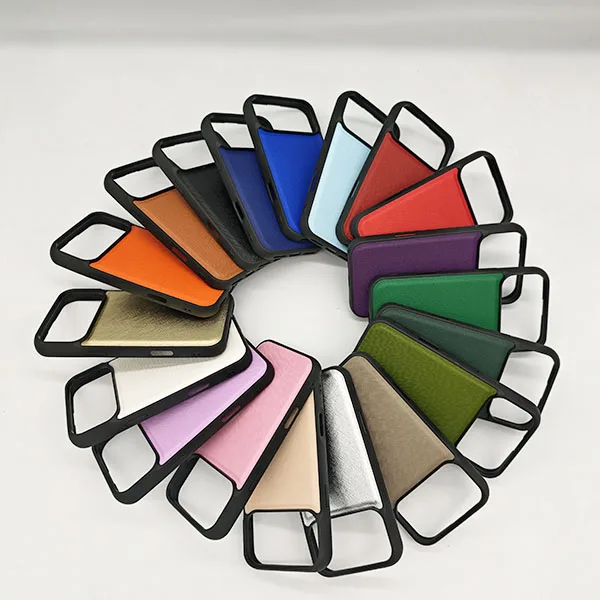 

PU Leather Phone Case For iPhone 17 16 15 14 13 Pro Max Luxury Shockproof Full Cover Anti-Scratch Leather Protective Phone Cover