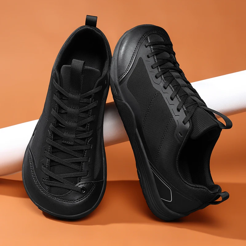 New Unisex Wider Shoes Brand Flats Soft Zero Drop Sole Wider Toe Sneakes Large Size Breathable Mesh Men Barefoot Wide-toed Shoes
