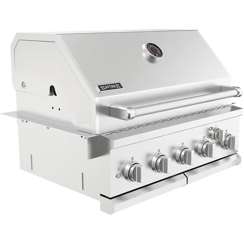 30 Built In 5 Burner Dual Fuel Grill All 304 Stainless Steel Body