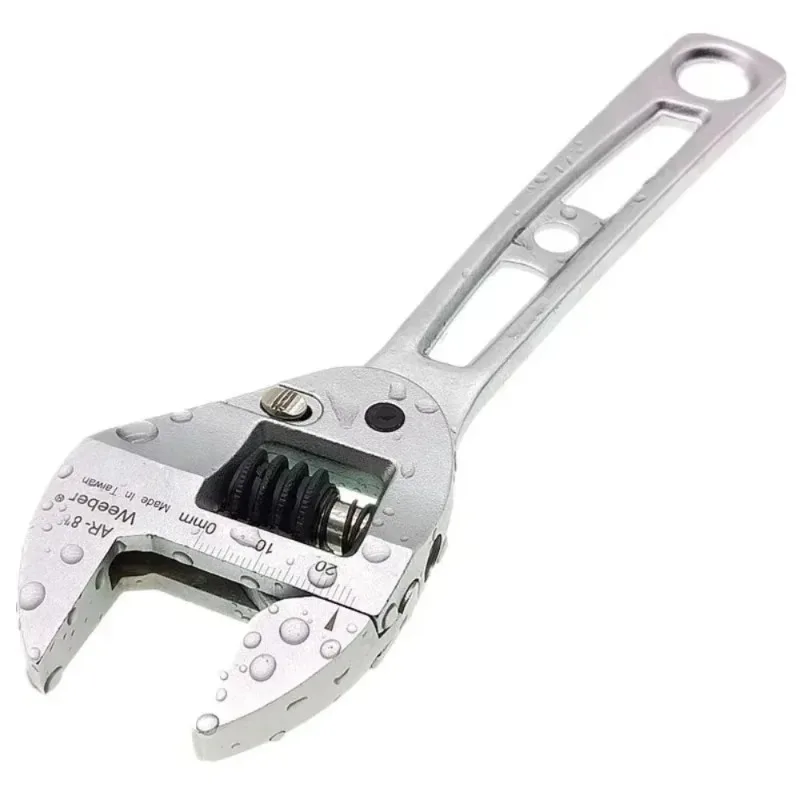 Imagem -03 - Chave Ajustável Portátil Chave de Retorno Multi-automático Punho Curto Multifuncional Acessórios Profissionais para Ferramentas Manuais
