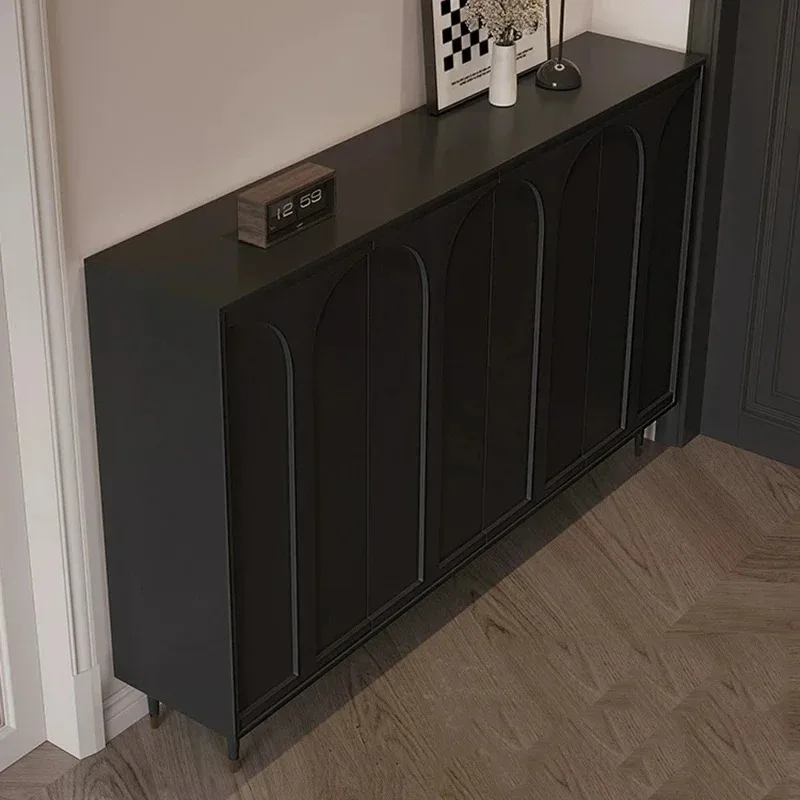 

Aesthetic Entryway Shoe Cabinets Interior Minimalist Storage Creative Shoe Stand Simple Narrow Zapatero Postmodern Furniture