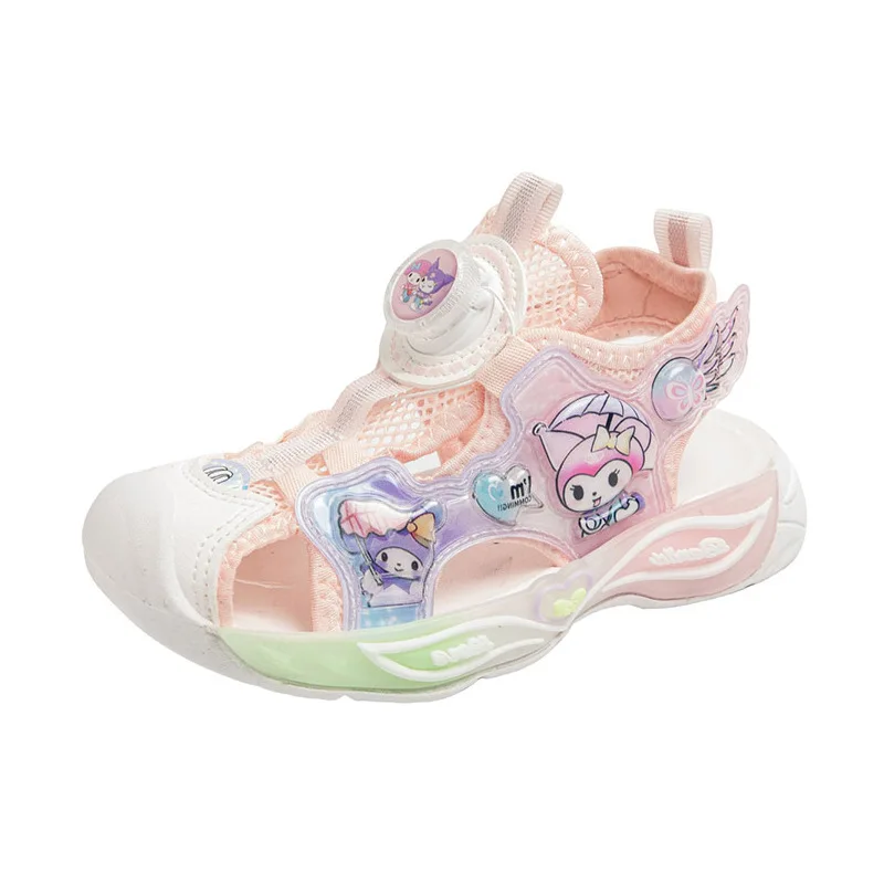 

Girls Soft Sole Kids Summer New Cartoon Princess Shoes Cute Sports Sneakers, Adorable Seasonal Children's Footwear Collection