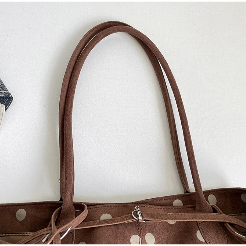 Vintage Casual Tote Tasche Neue Große-kapazität Handtasche Europa Amerika Beliebte Heißer Verkauf Unterarm Tasche Hochwertige Pu Pendler Taschen – Detail 29
